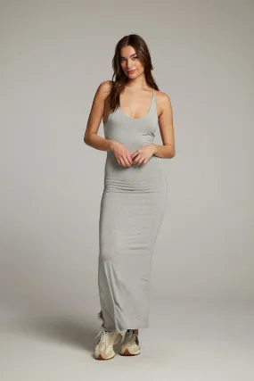 Panther Heather Grey Maxi Dress