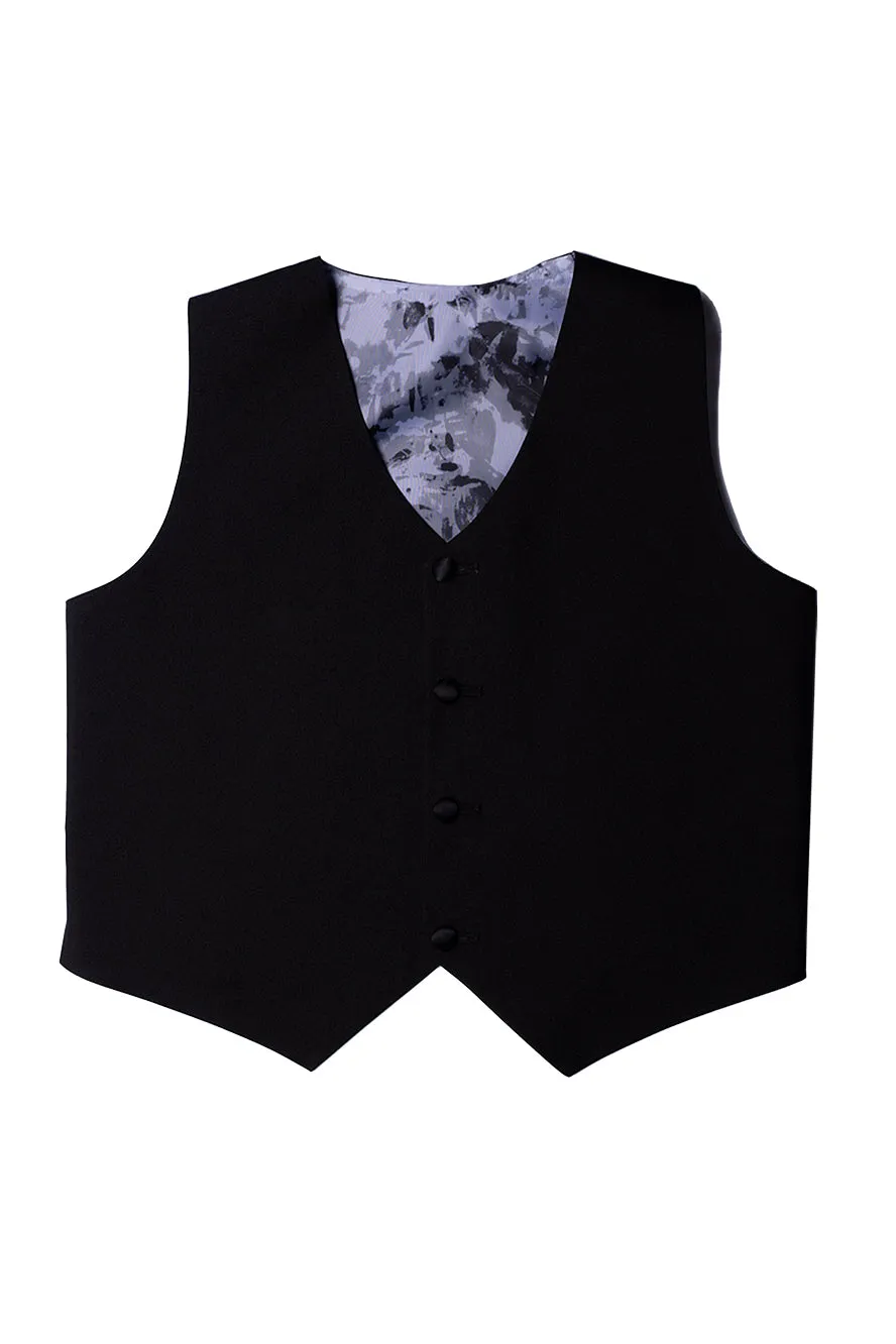 "Prodigy" Kids Black Tuxedo (5-Piece Set)