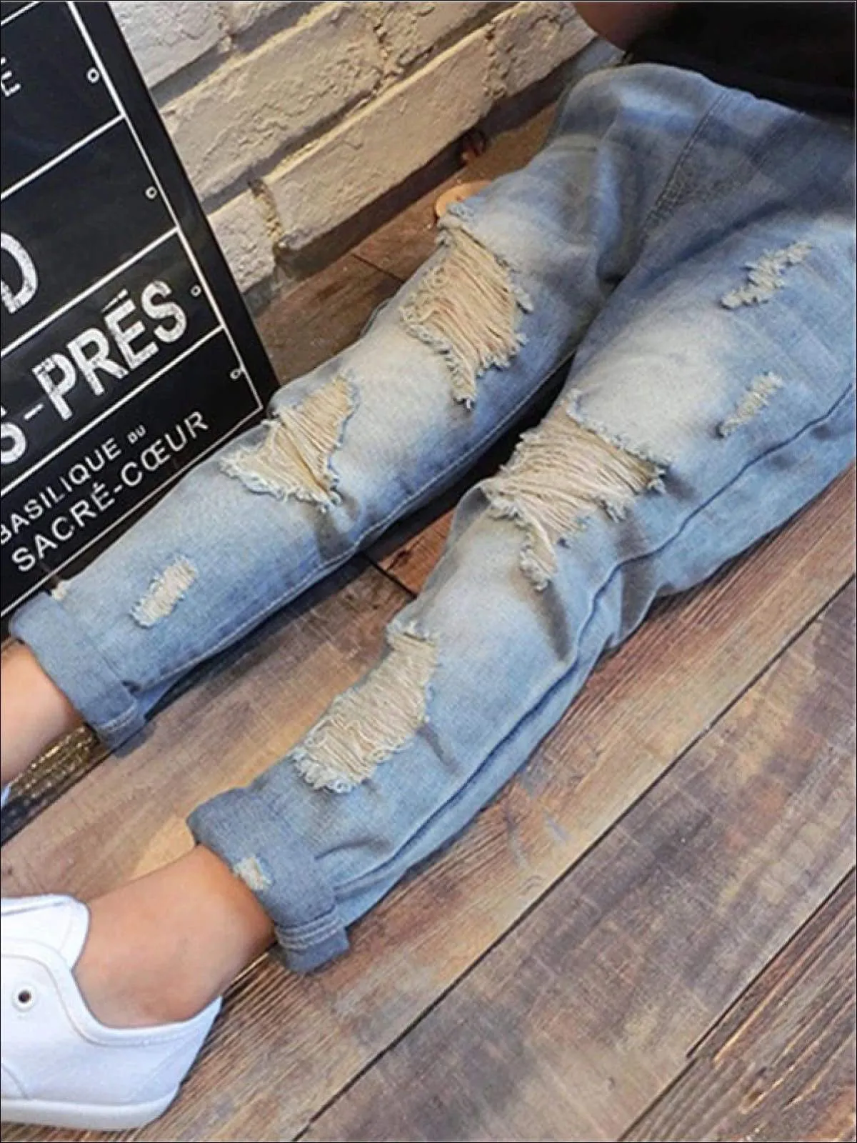 Ripped Just Right Denim Jeans