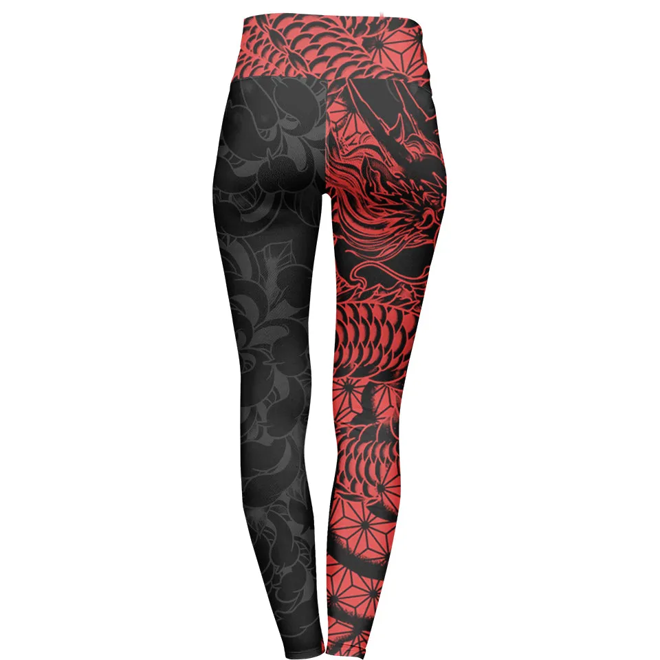 Ryu High Waisted Leggings - Aka Edition