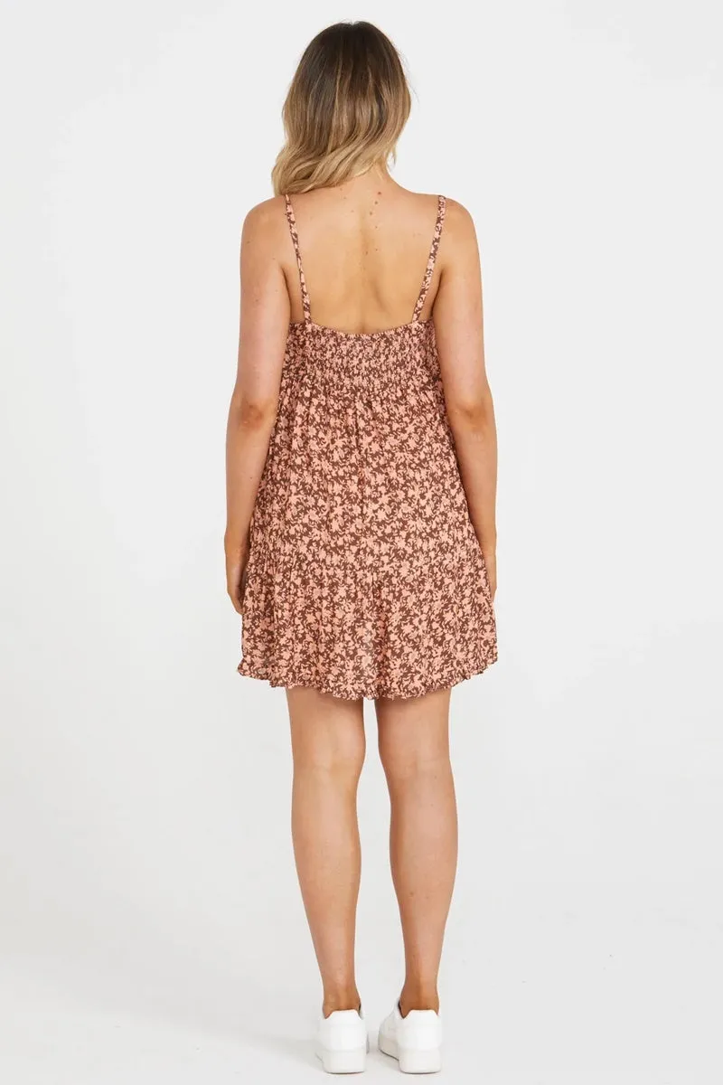 Sass - Juliet Mini Dress - Musk Field