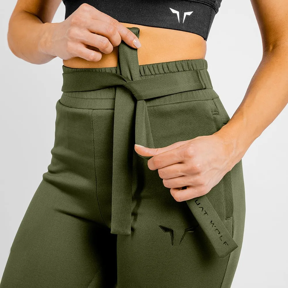 She-Wolf Do-Knot-Joggers - Olive