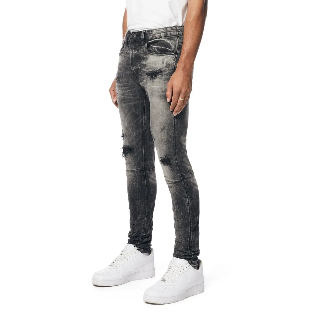 Slim Tapered Vintage Washed Jeans - Bali Grey