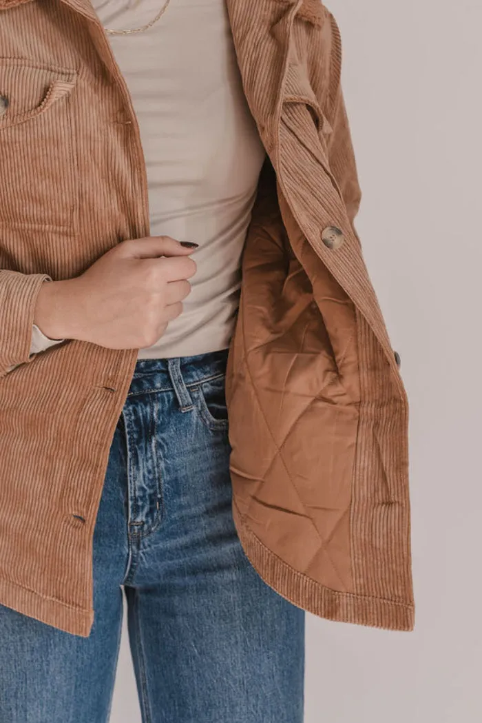 The Corduroy Button Up Jacket