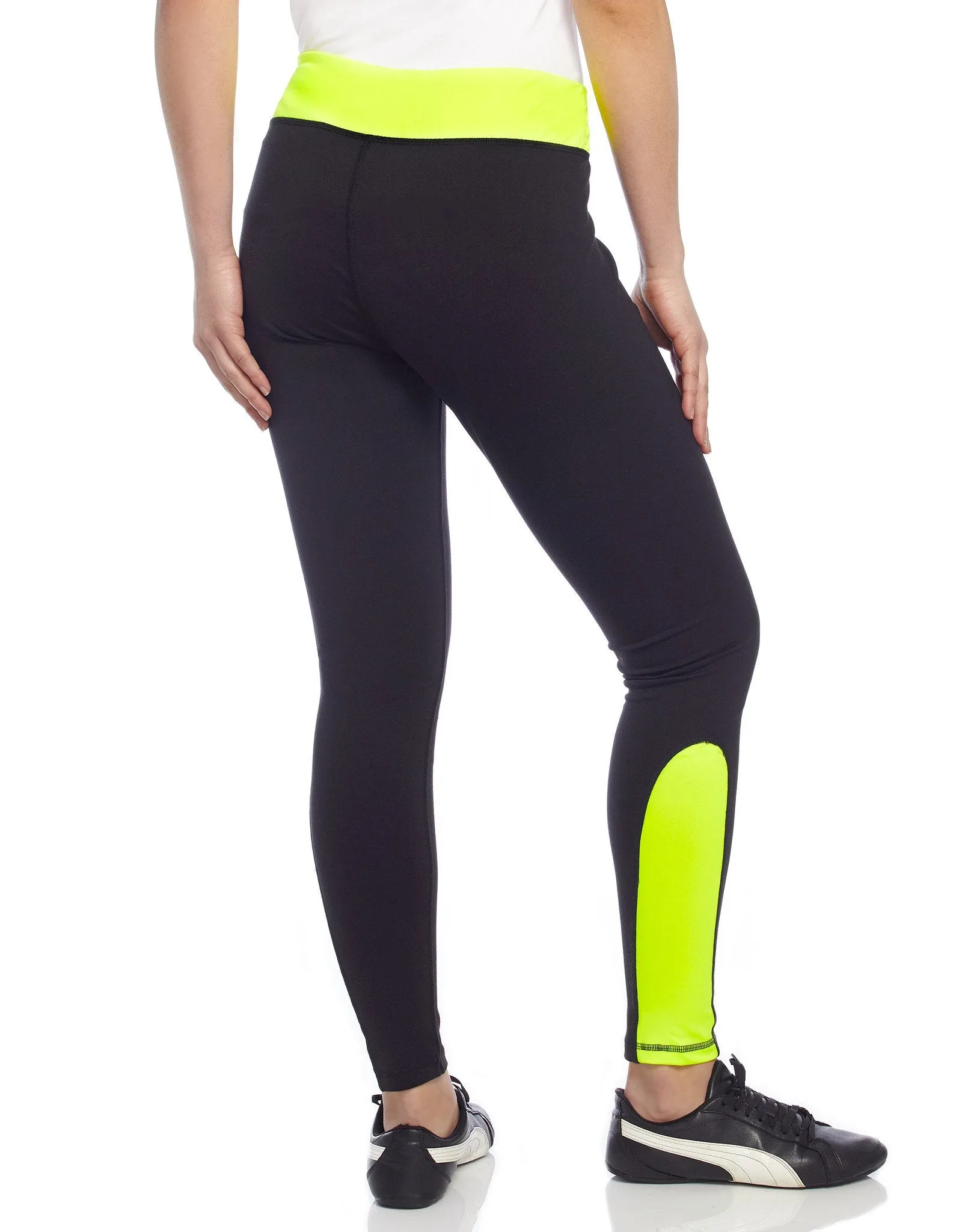 Women's Highlighter Athletic Nylon Leggings