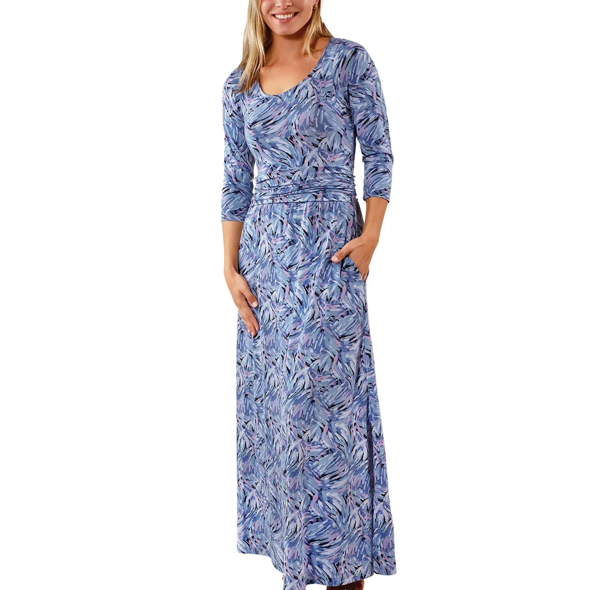 Women's Scoop Neck Maxi Dress