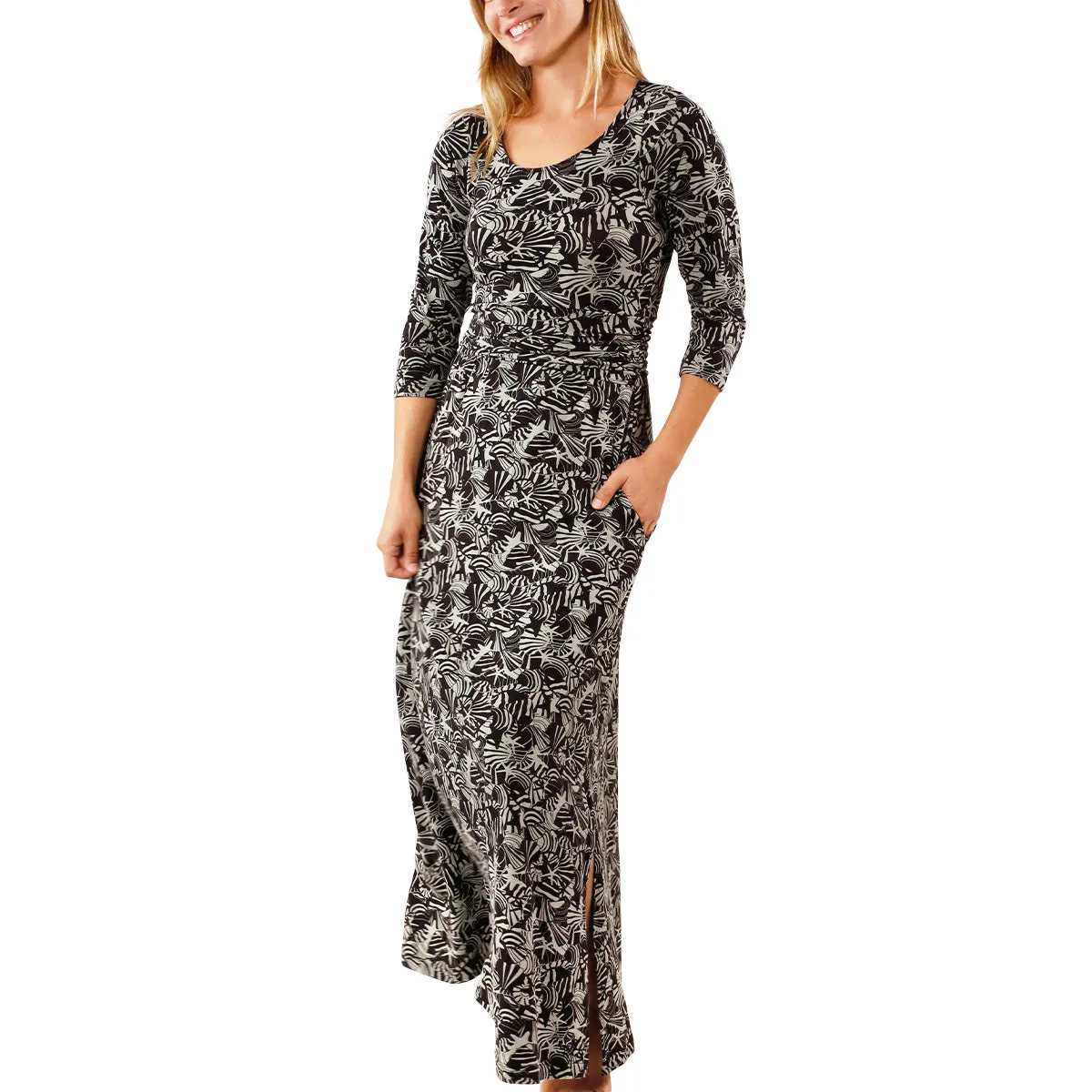 Women's Scoop Neck Maxi Dress