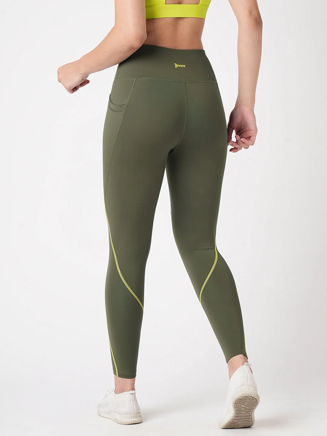 Workin' It Out Olive Essential Leggings