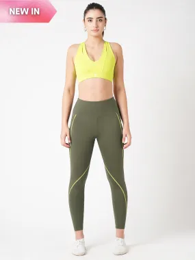 Workin' It Out Olive Essential Leggings